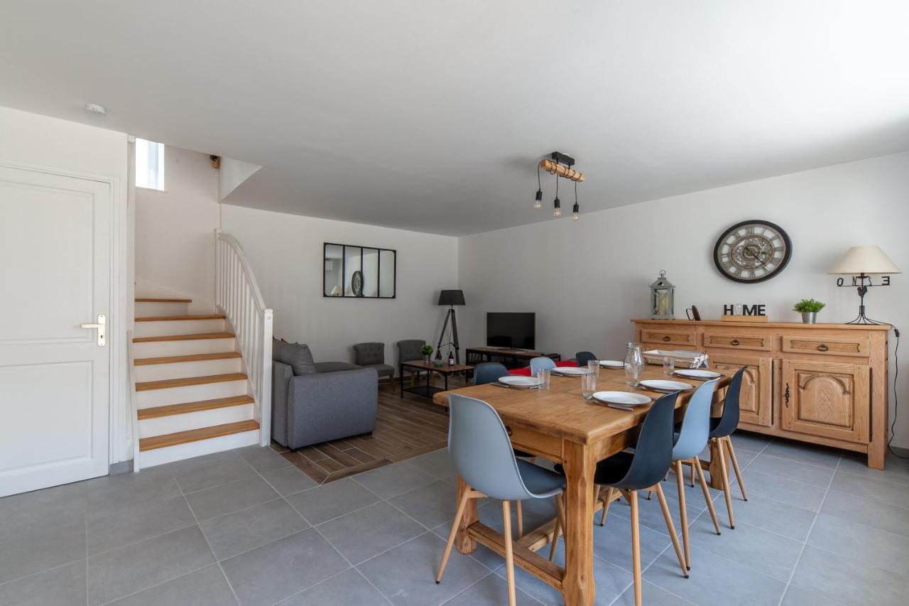 Gite Du Tilleul - Maison Climatisee Pour 8 Voyageurs Houesville Exterior foto