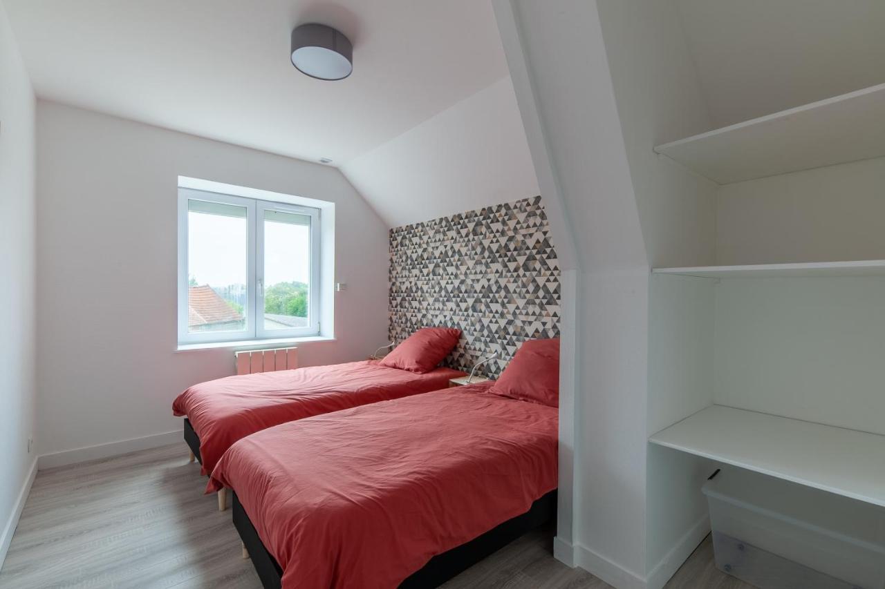 Gite Du Tilleul - Maison Climatisee Pour 8 Voyageurs Houesville Exterior foto