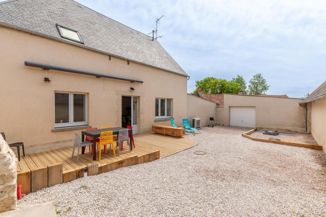 Gite Du Tilleul - Maison Climatisee Pour 8 Voyageurs Houesville Exterior foto